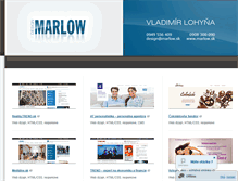 Tablet Screenshot of marlow.sk